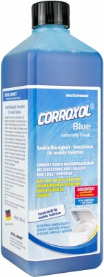 CORROXOL&reg; f&uuml;r mobile Toiletten 1 Liter Blue Naturally Fresh