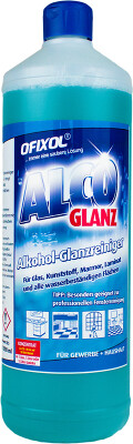 Nettoyant dalcool Alco GLANZ Bouteille en plastique de 1000 ml