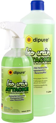 dipure® Cat Urine Cleaner and Odor Neutralizer with Microorganisms - Bio Urin Attacke