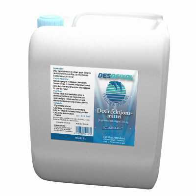 DESOFIXOL Disinfectant (Surface Disinfection) effective against viruses, bacteria, fungi 5 litre canister