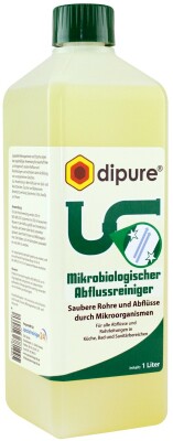 dipure® Mikrobiologischer Abflussreiniger 1 Liter Flasche
