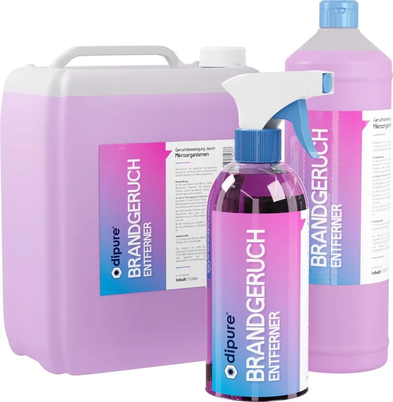 dipure® Brandgeruch Entferner in verschiedenen Gebindegrößen
